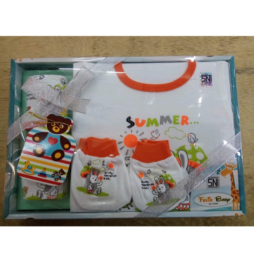 BAJU BAYI GIFT SET BABY  0-6 BULAN NEWBORN/SET BOX BABY