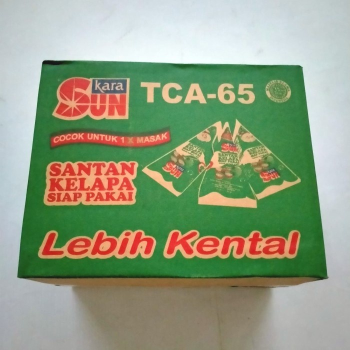 

Santan Kelapa SUN KARA 65ML DUS instant siap pakai lebih kental isi 36