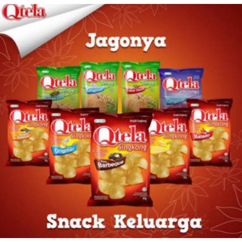 

QTELA KERIPIK SINGKONG dan TEMPE VARIAN RASA