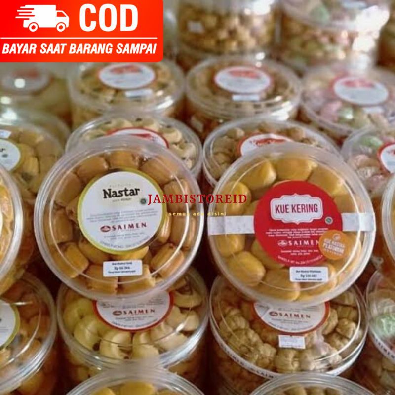 (JAMBISTOREID) Kue Kering Premium Saimen All Varian Nastar Platinum Spesial Cemilan Snack Oleh-Oleh 