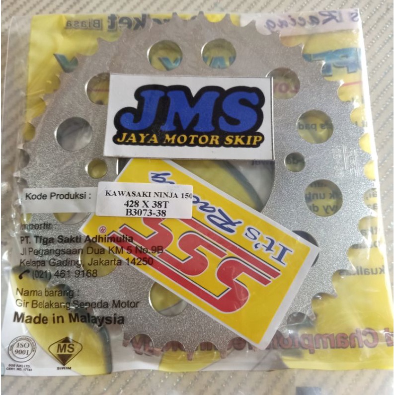 Gir Gear SSS Ninja R/RR belakang 428-37 / 38 / 39