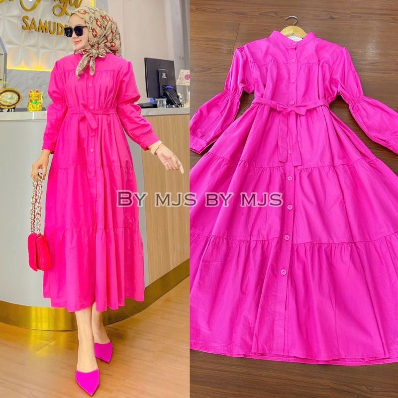 MAXI DRESS QIQI DRESS ZARA BASIC-Fanta