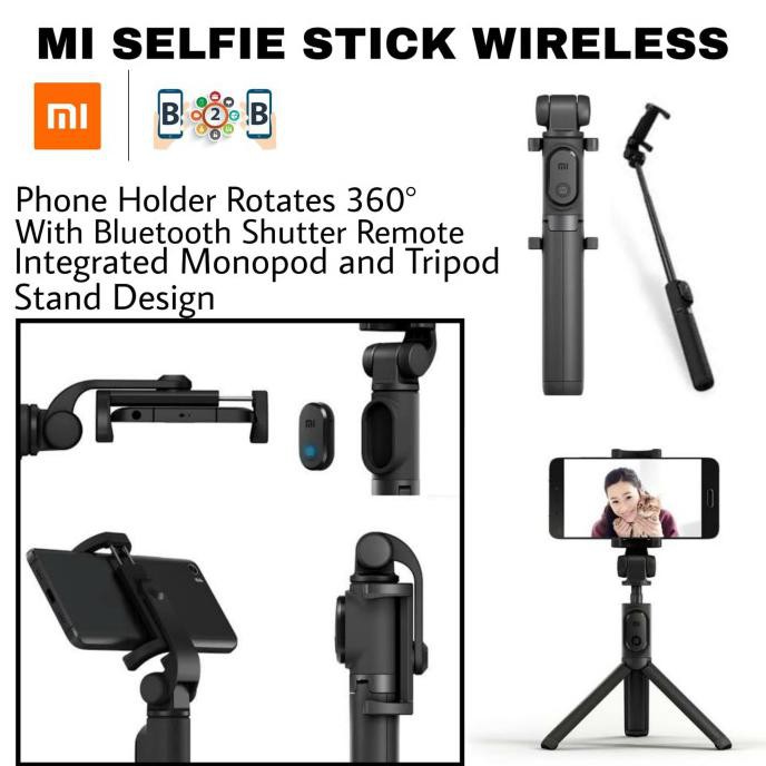 Xiaomi Tongsis Selfie Stick - Tongsis Wireless Minipod Tripod Tomsis