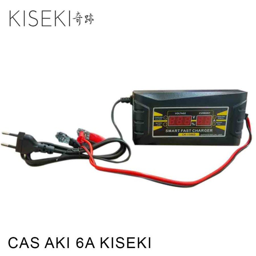 Charger aki Portable Cas Aki DC 12V 6A