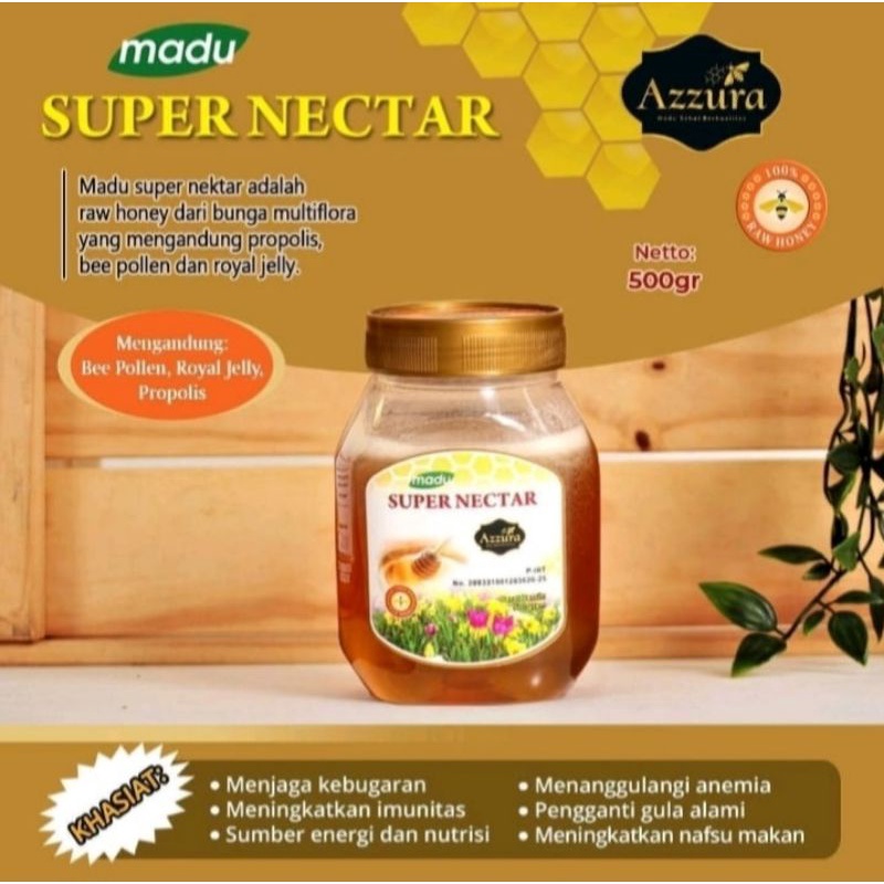 

Madu Azzura - Madu Super Nectar Asli Original 500 Gram