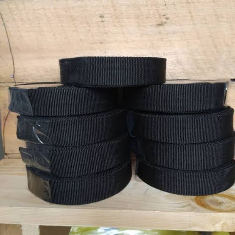 Tali Webbing Tubular Panjang 1 mtr dan 2,5 mtr / Tali webing tabular