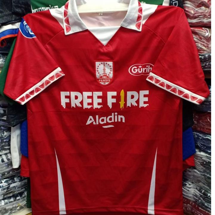 BAJU DAN CELANA BOLA DEWASA LIGA INDONESIA PERSIS SOLO M-L-XL SEASON. [ZAR. 607071]