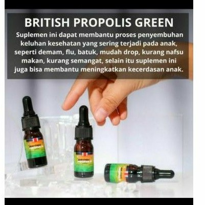 British propolis green /british propolis kids/anak
