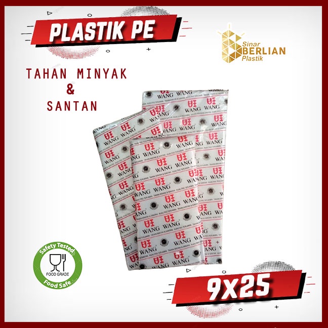 

PLASTIK PE Wang-Wang 250gram - 9 x 25