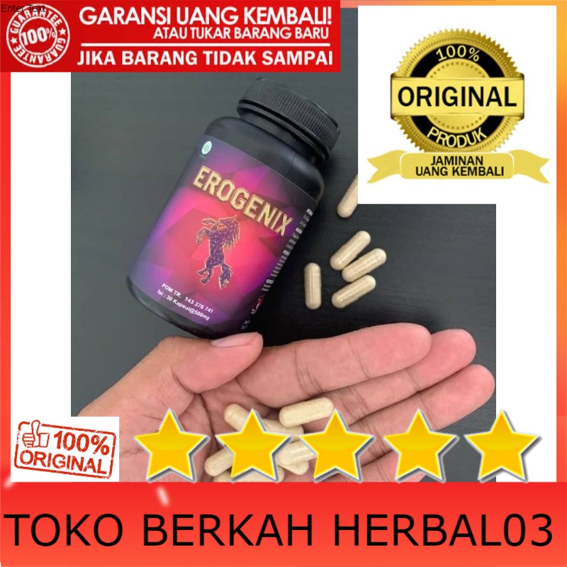 100% ASLI EROGENIX BPOM ASLI OBAT PENAMBAH STAMINA PRIA AMPUH 100% ORIGINAL PEMBESAR PRIA