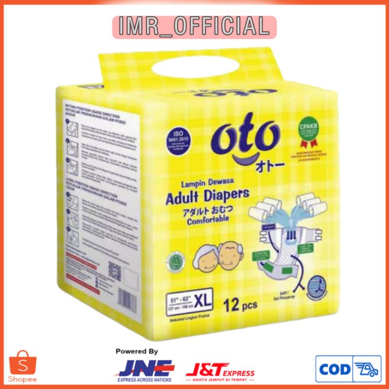 OTO POPOK DEWASA PEREKAT ADULT DIAPERS M14/L14/XL12