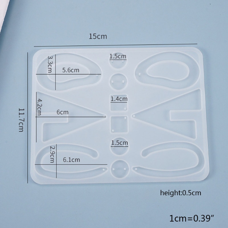 Siy Cetakan Resin Epoksi Kristal Bahan Silikon Untuk Membuat Perhiasan Diy