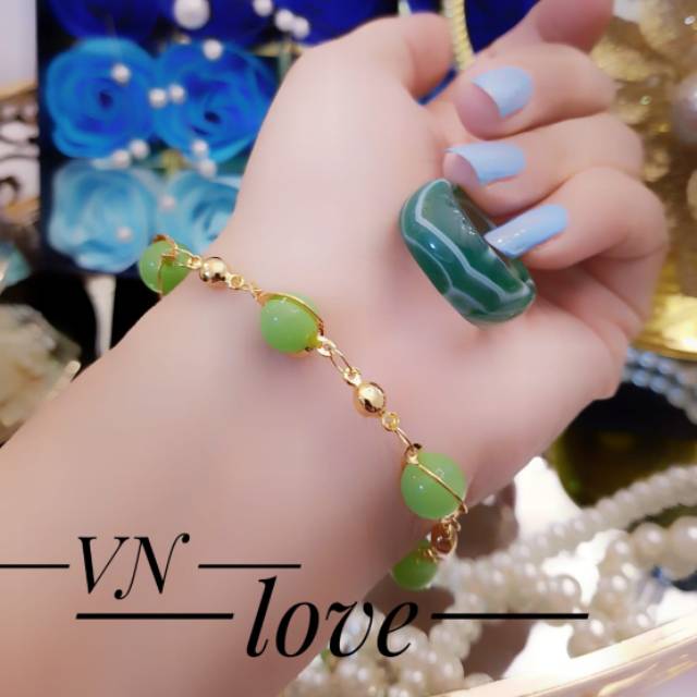 Xuping gelang dan cincin giok 2109