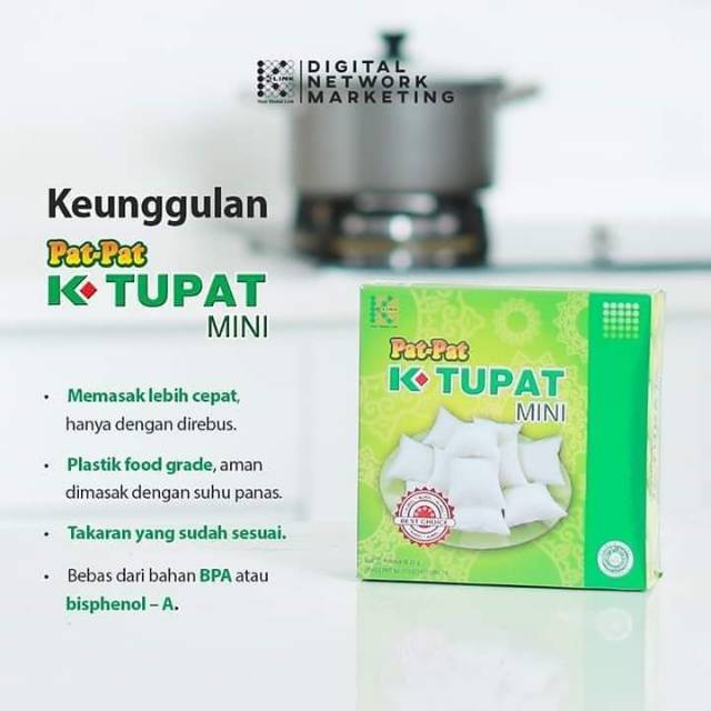 K-Tupat Mini K Link/ketupat anti gagal / ketupat imut/