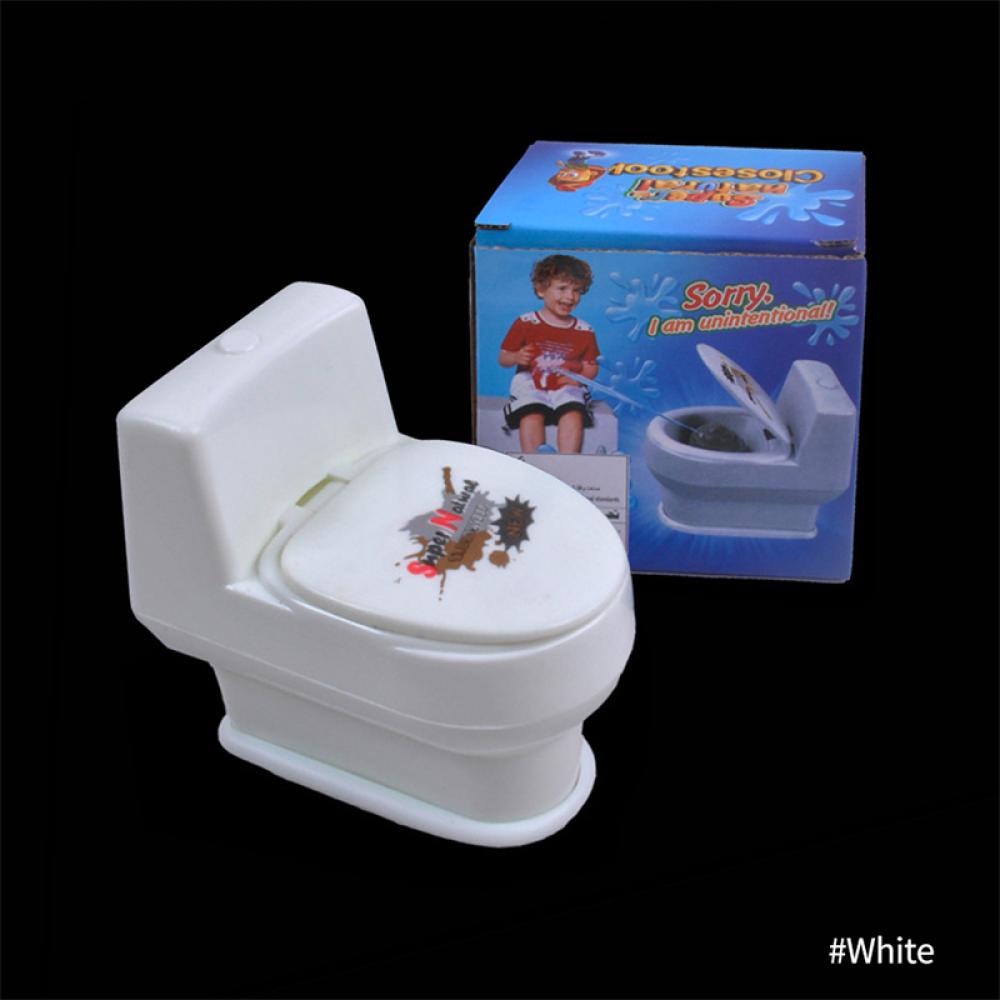 Timekey Mainan Simulasi Toilet Mini Semprot Air Untuk Lelucon Halloween A7W8