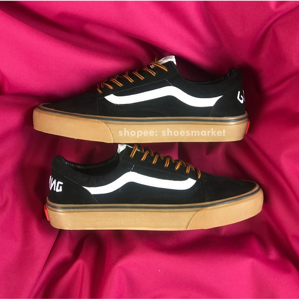 OBRAL SEPATU VANS OLDSKOOL GOLF WANG BLACK GUM