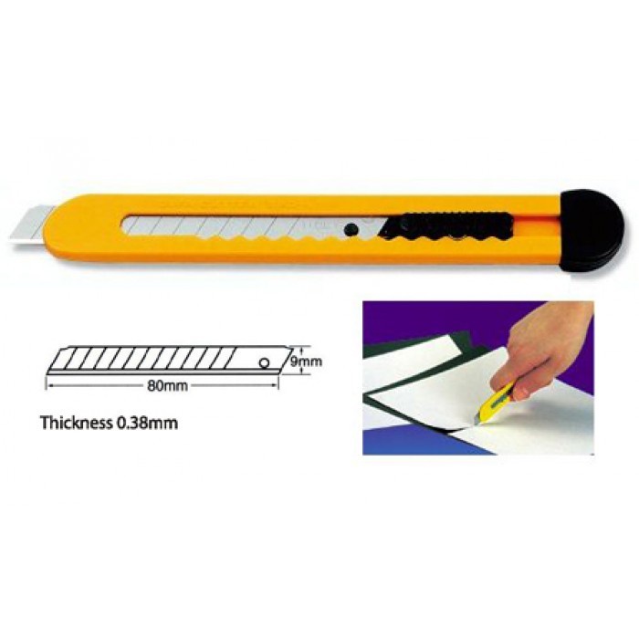 

Wow Pisau Cuter 9Mm Snap-Off Blade Cutter Spc-1 Olfa Terbatas