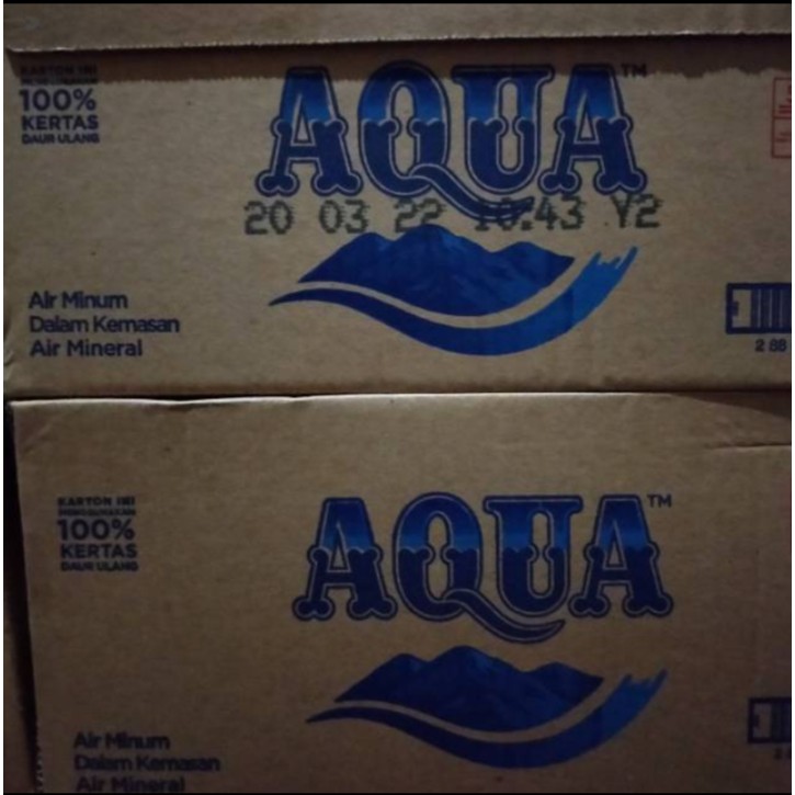 Jual AQUA MINI KEMASAN 330 ML (1 DUS) | Shopee Indonesia