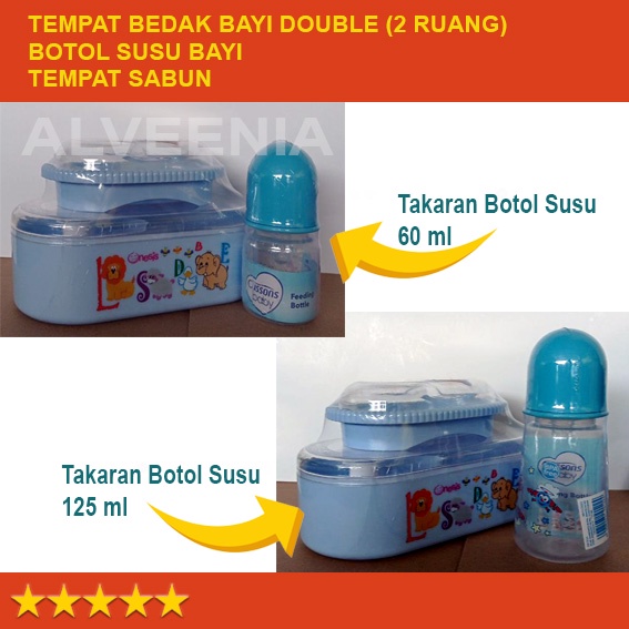 Tempat Bedak Bayi Murah Lucu dan Botol Susu Bayi