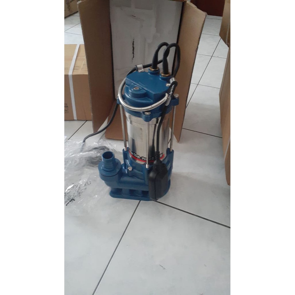 MAXPUMP WQD10-11-0.75AF(Otomatis) Pompa Celup Air Kotor sewage pump 1hp Stainless Submersible Pump Otomatis 2inch 750watt 220volt
