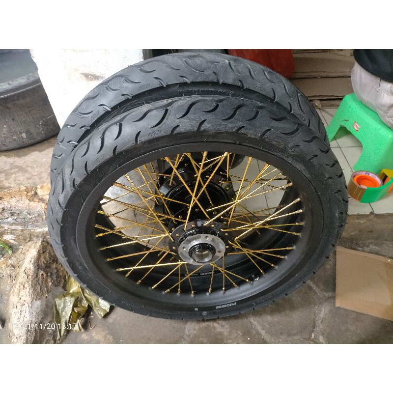 velg rx king ring 18 UK 185/215 tromol ORI plus ban fdr