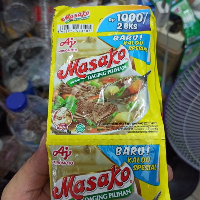 

Bumbu Kaldu Masako Ekstrak Daging Sapi 9 Gram
