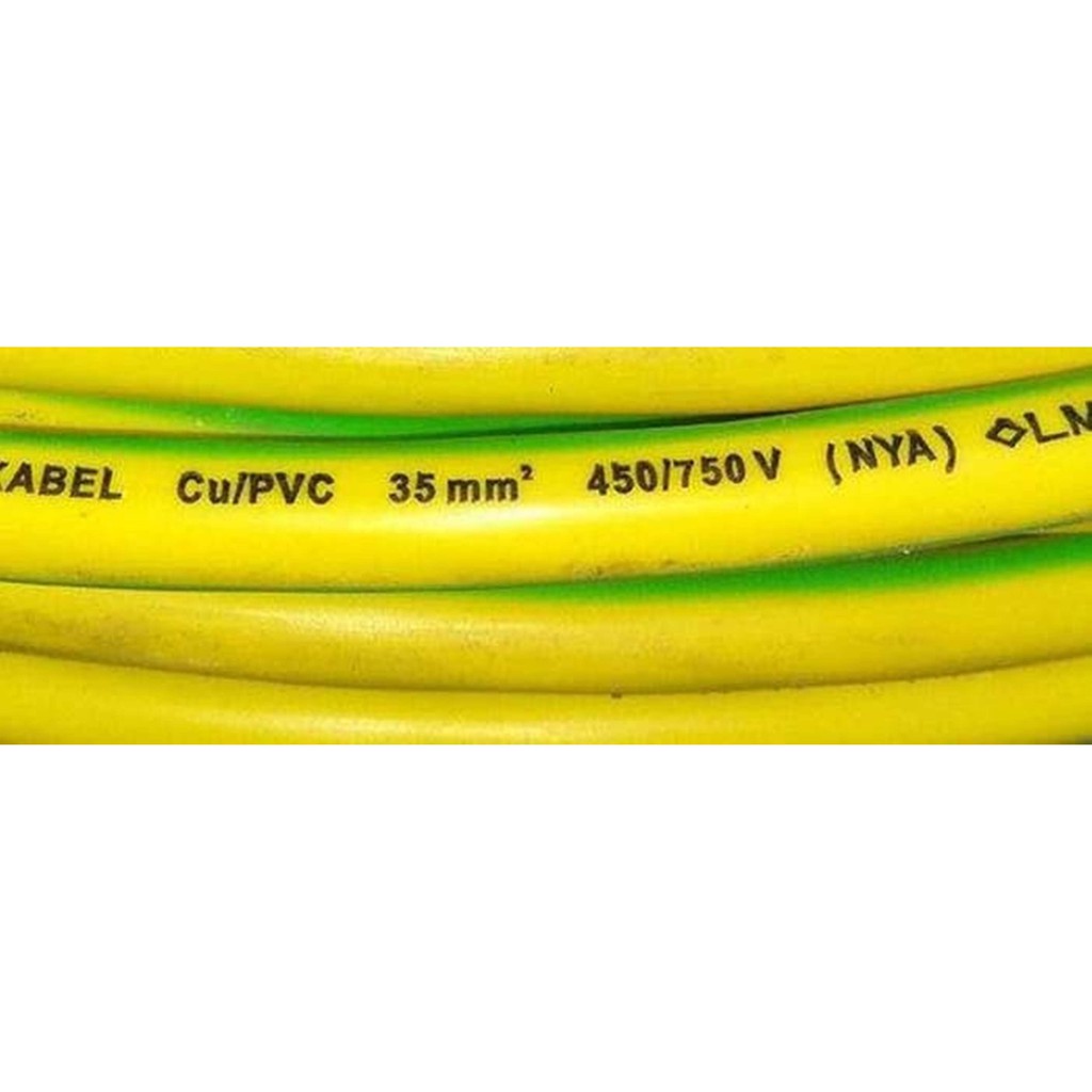 Kabel Grounding Eterna NYA 35mm / NYA 35 mm / NYA 1x35mm kuning hijau