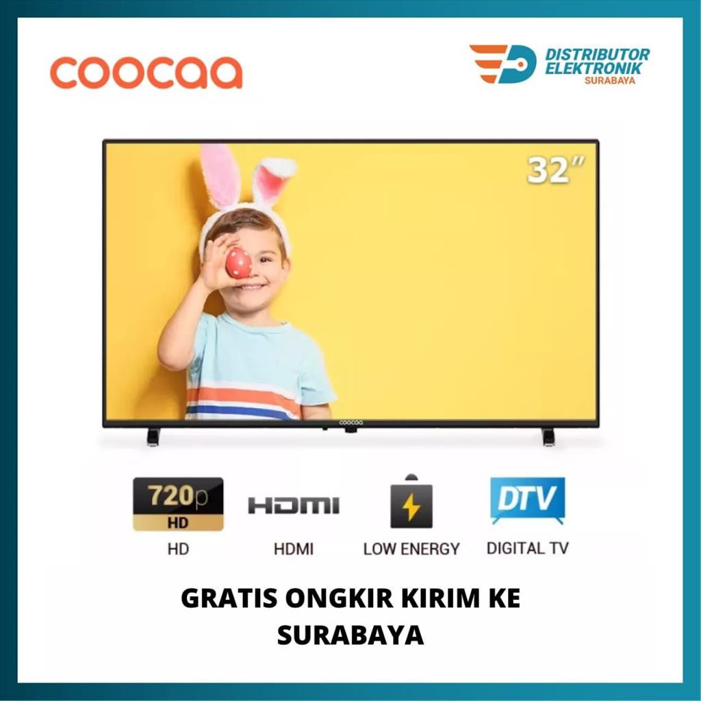 LED TV COOCAA 32 Inch 32D5T Digital TV  FREE ONGKIR SURABAYA