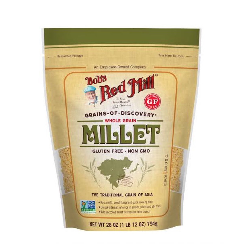 Bob’s Red Mills Gluten Free Hulled Millet 794g