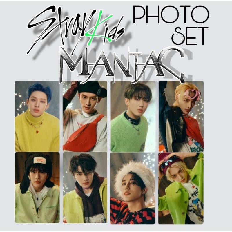 PHOTO SET STRAY KIDS MANIAC ODDINARY UNOFF PHOTOCARD / SKZ PC