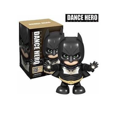 Mainan Robot Dance Hero Batman Music Joget Dancing LED Jumbo M153J