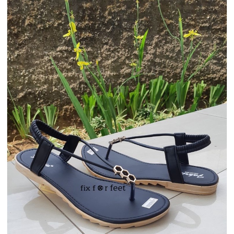 fahrie shoes sendal flat wanita tali silang fh-24