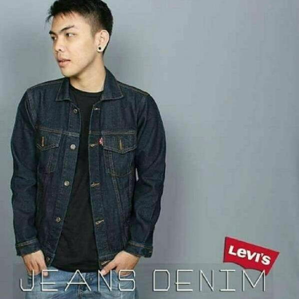 Wow Murah Meriah.. Jaket Levis Jaket Jeans Pria Denim Hitam Bioblitz Biowash Dongker Termurah