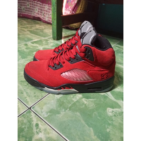 Nike Air Jordan 5 red-black