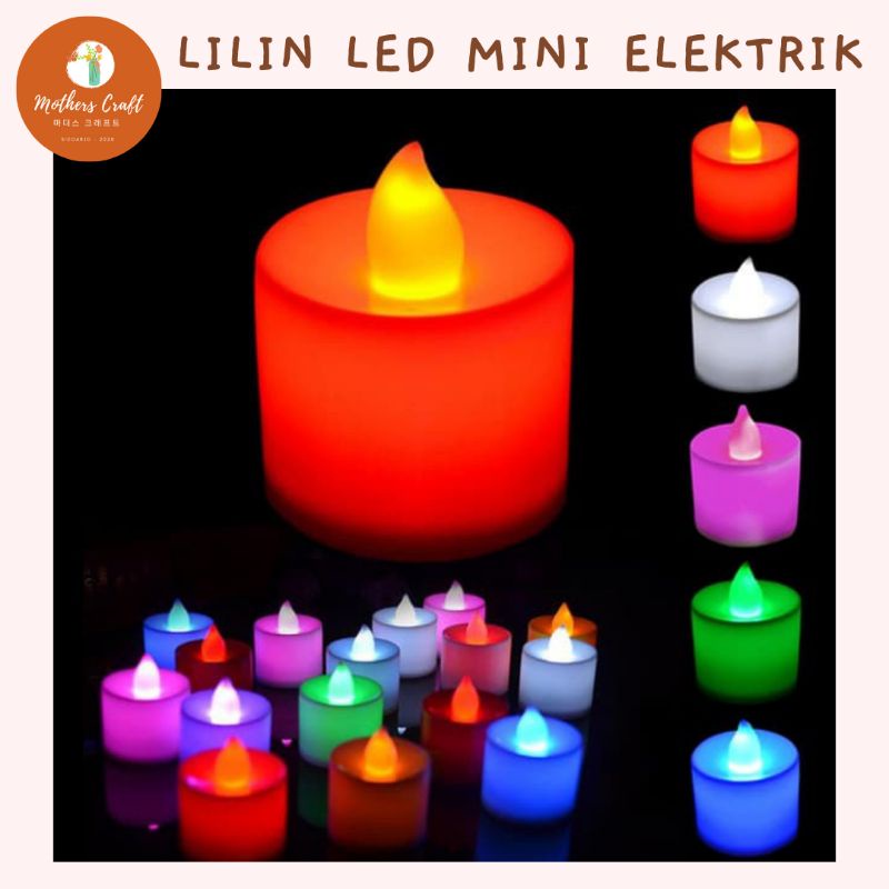 [READY STOCK] Lilin LED Lilin Mini Elektrik Candle Lilin Ulang Tahun Smokeless Candle LED