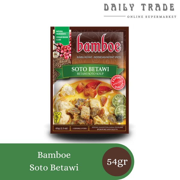 

Bamboe Bumbu Instan Soto Betawi 54gr