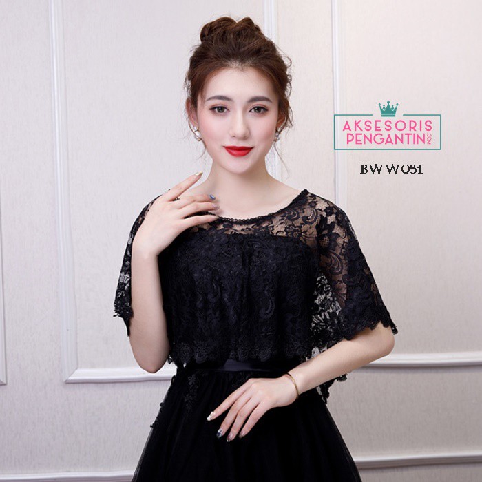 [TOKO TERPERCAYA] LACE BOLERO BRUKAT AKSESORIS PESTA WEDDING WANITA KOREA BWW051