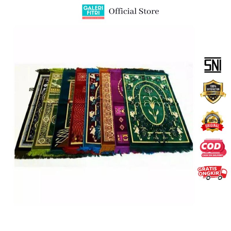 Sajadah Turki Tebal Jumbo (67x110cm) - Sajadah Turki Spiegel - Sajadah Turki Besar - Sajadah Turki -