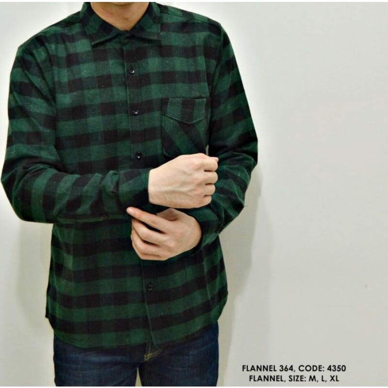 Kemeja Flanel Pria Lengan Panjang Kemeja flanel Unisex Casual Distro Premium Quality 99%REAL PIC