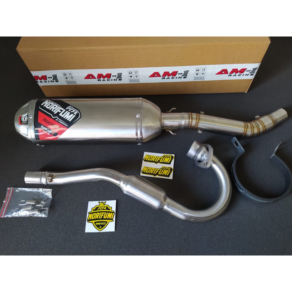 Kenalpot Knalpot Racing Bending Norifumi Rocket Roket 4 Boreup Bore Up Klx150 Se Extreme Klx 150 S L