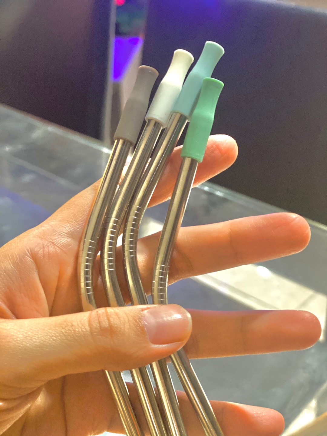 Jysk Sedotan Anzo Straw Set 4pc With Clean Brush