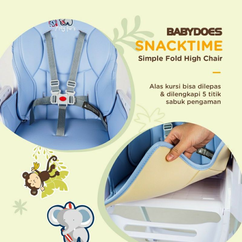 Babydoes High Chair Snack Time / Kursi Makan