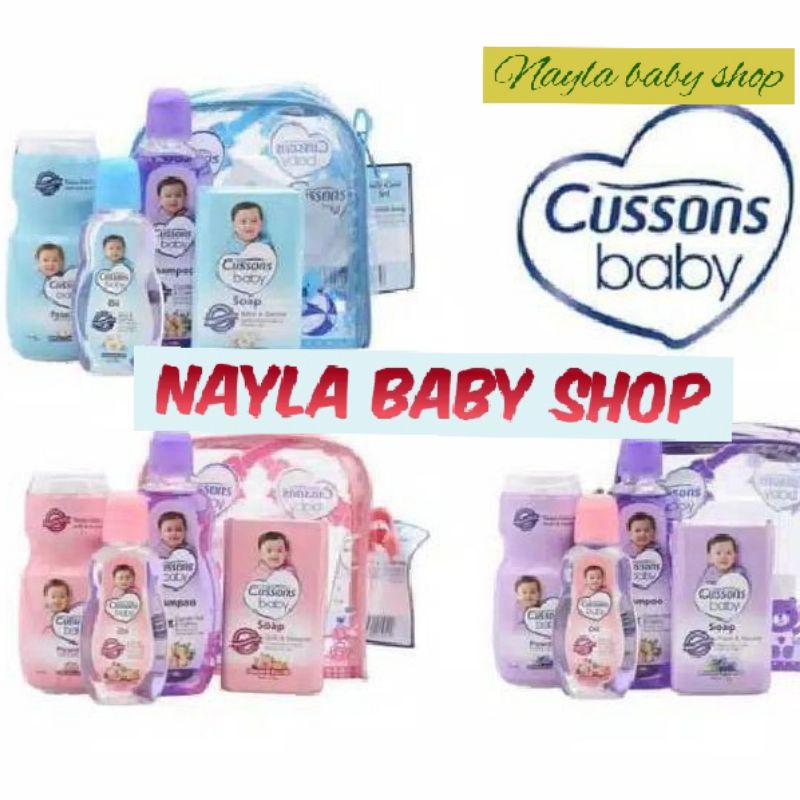 CUSSON BABY Paket Sabun Bayi Set Perlengkapan Mandi Bayi Murah Ukuran