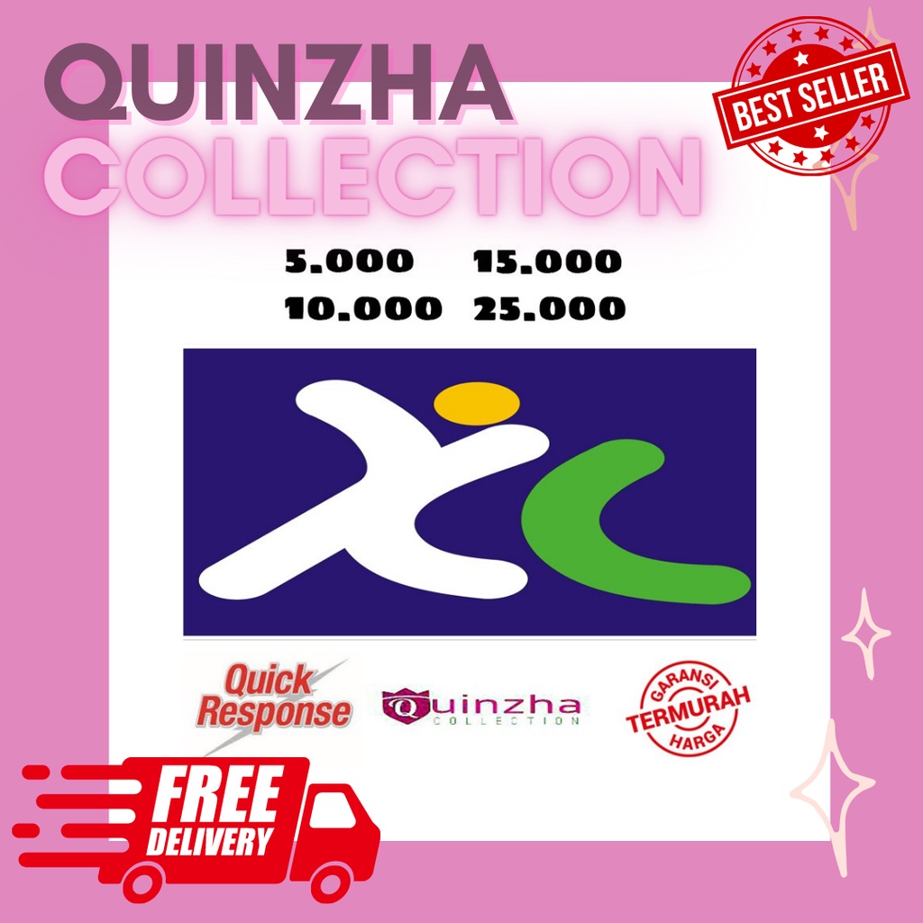 PROMO Pulsa XL REGULER 5K 5000, 10K 10000, 15K 15000, 25K 25000 MURAH