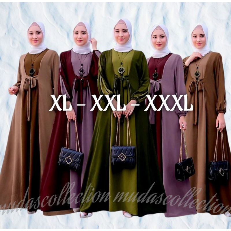 Baju Gamis Isyana Dress Terbaru 2022  Baju Kondangan Wanita Kekinian Long Muslim Busui Friendly