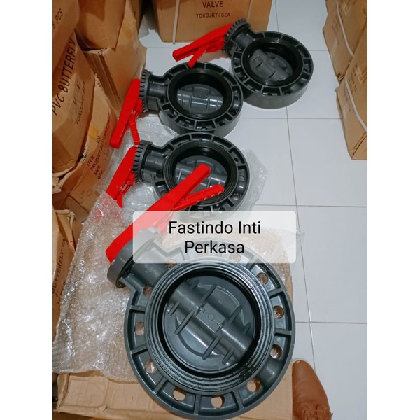 Butterfly Valve u PVC 6 inch