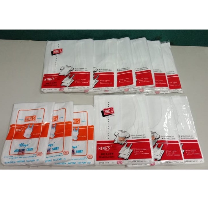 HINGS SINGLET PRIA 123BB SIZE 26~42 GROSIR HIGHT QUALITY