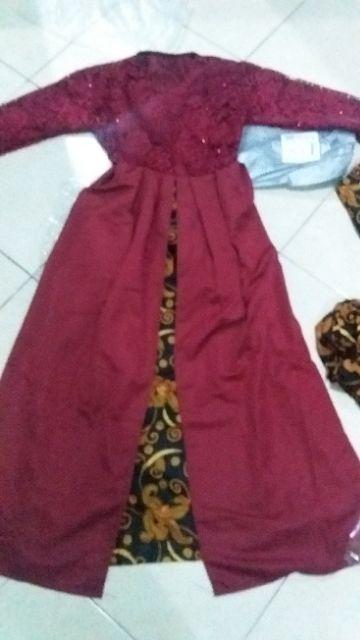 Maura Couple - Sania Ruffle Batik Couple Ori Ndoro Jowi Dnt Garansi Termurah Shopee - Kebaya Modern