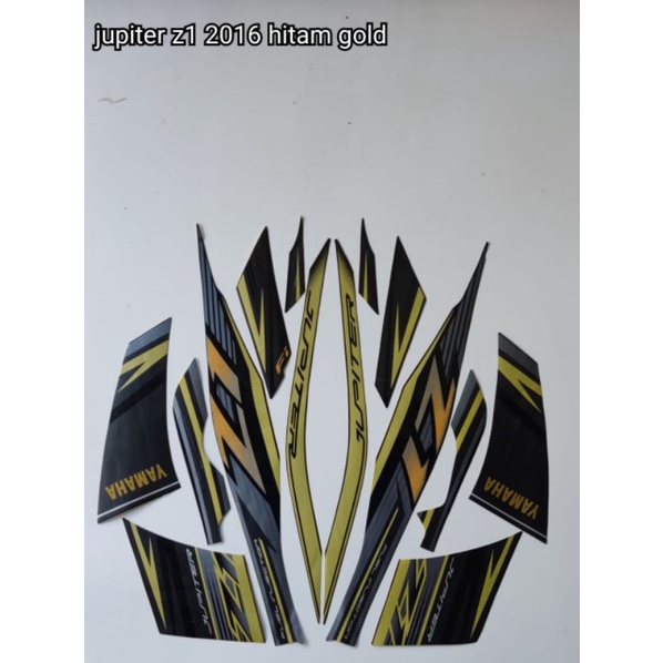 STRIPING JUPITER Z1 2016 HITAM GOLD
