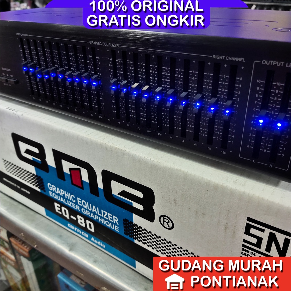 Equalizer BMB EQ-80 Penjernih suara Amplifier aqualizer original asli EQ 80